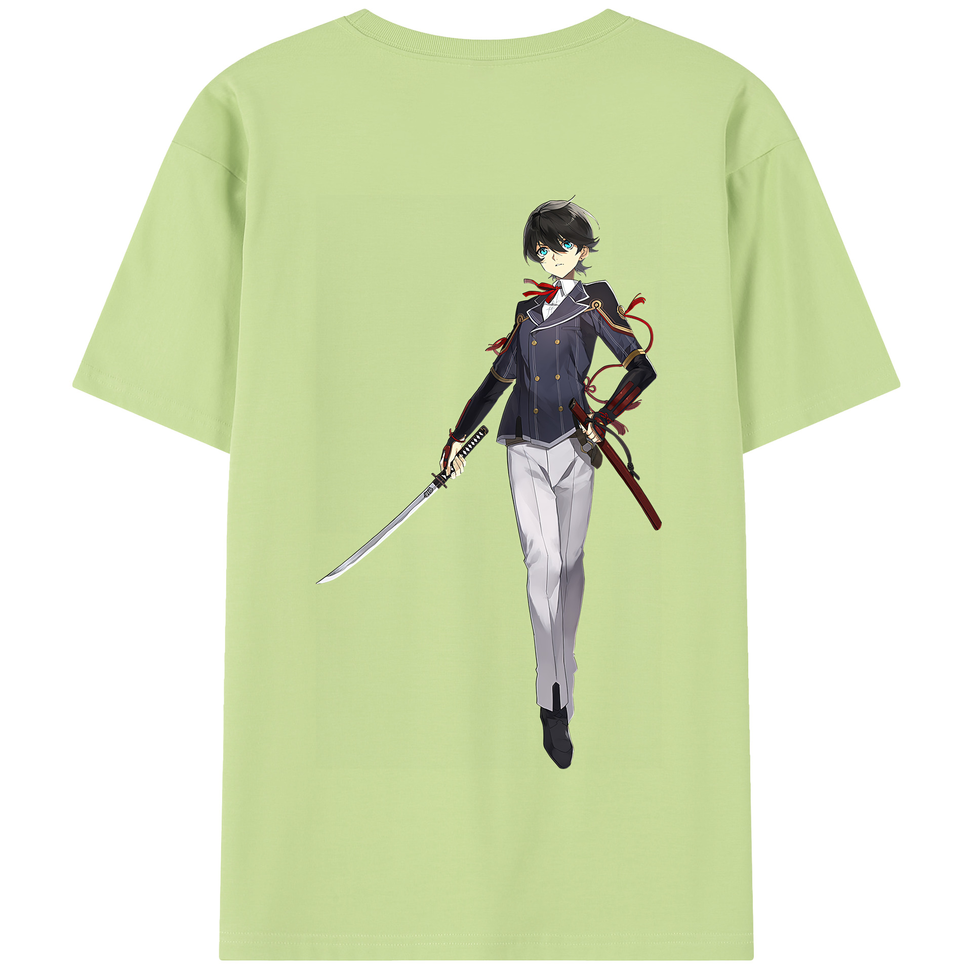 （画像用） 刀剣乱舞 Touken Ranbu 綿100％半袖Tシャツ（背面プリント）